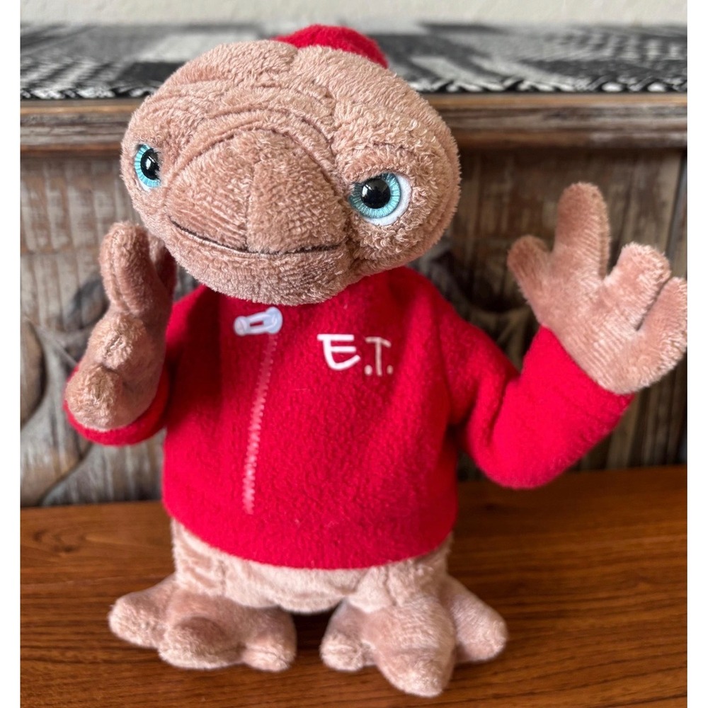 Universal Studios ET Extra Terrestrial Red Hoodie Plush Vintage